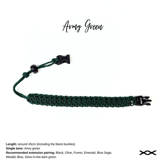 Army Green | TWW parachute cord strap