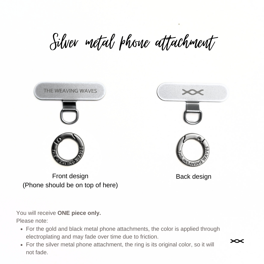 Stainless steel phone clip