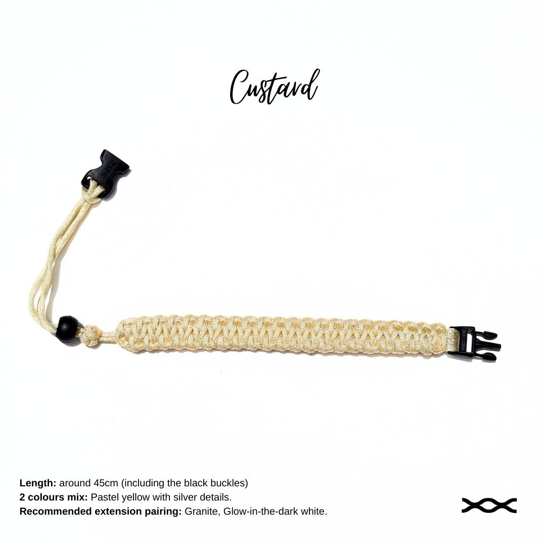 Custard | TWW parachute cord strap