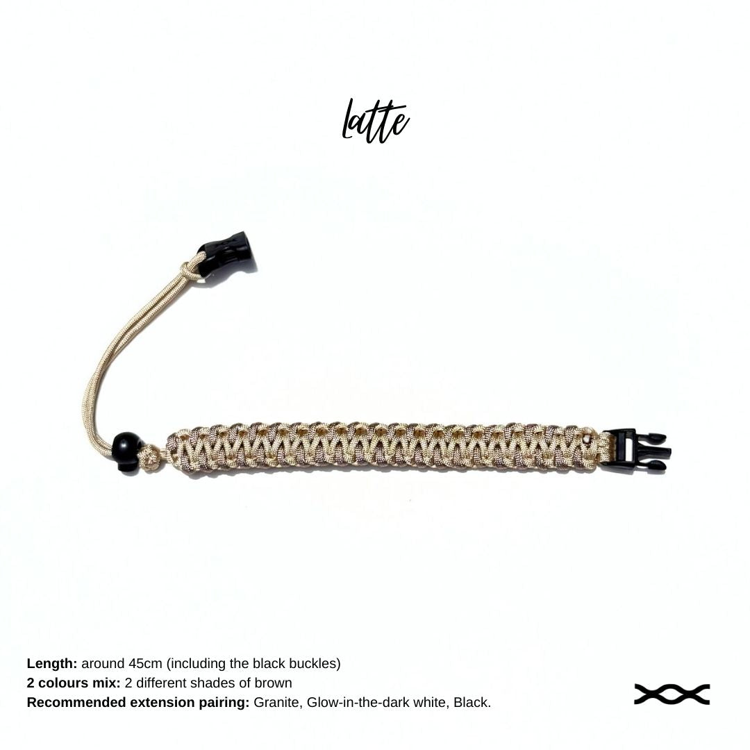 Latte | TWW parachute cord strap