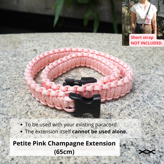 Petite Pink Champagne Extension | TWW Petite extension strap