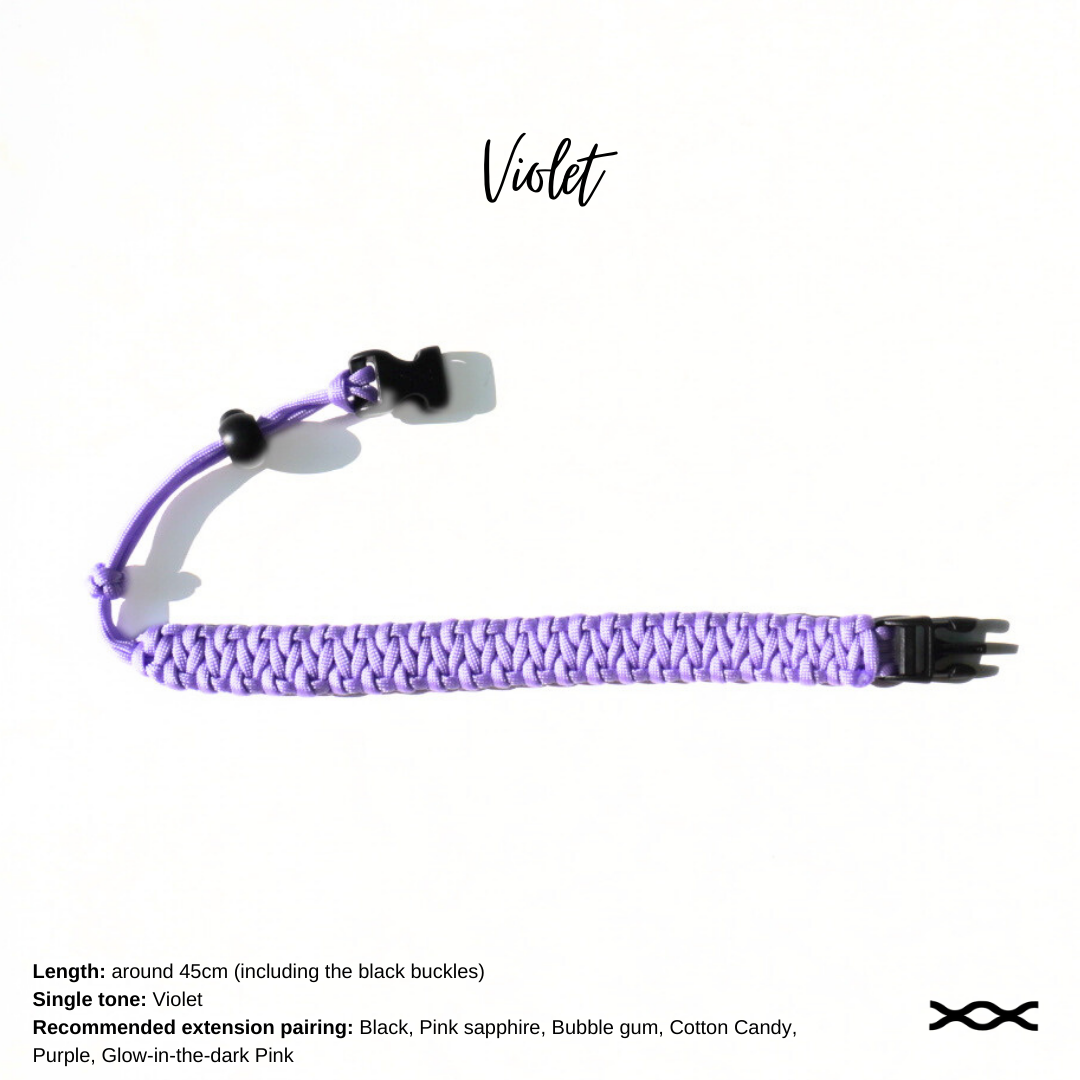 Violet | TWW parachute cord strap