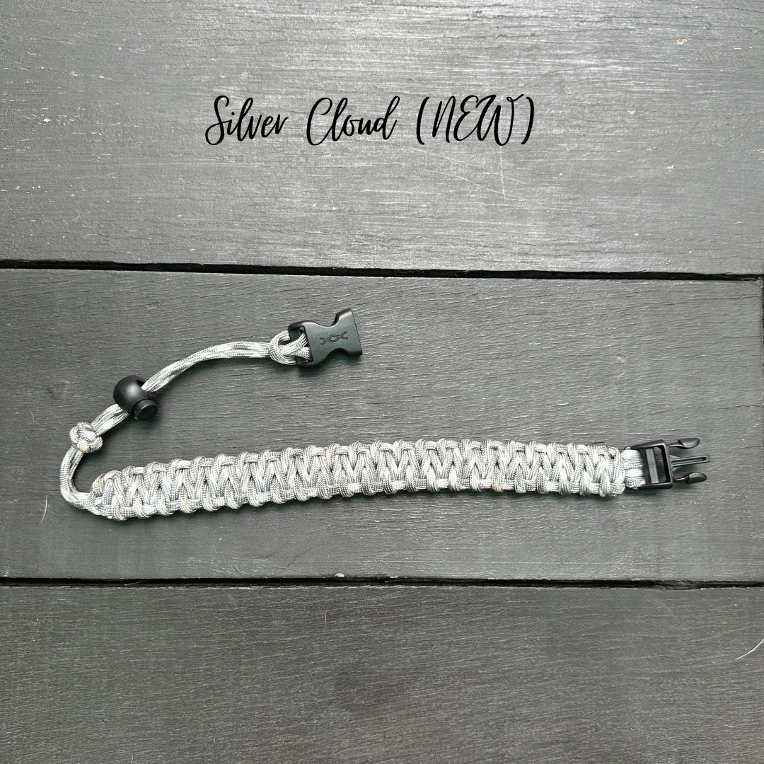 Silver Cloud | TWW parachute cord strap