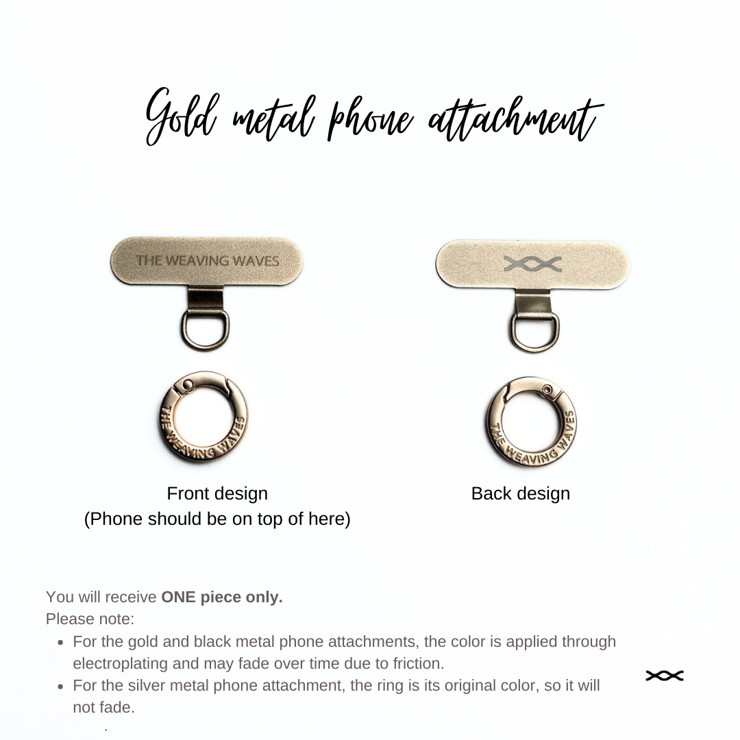 Stainless steel phone clip