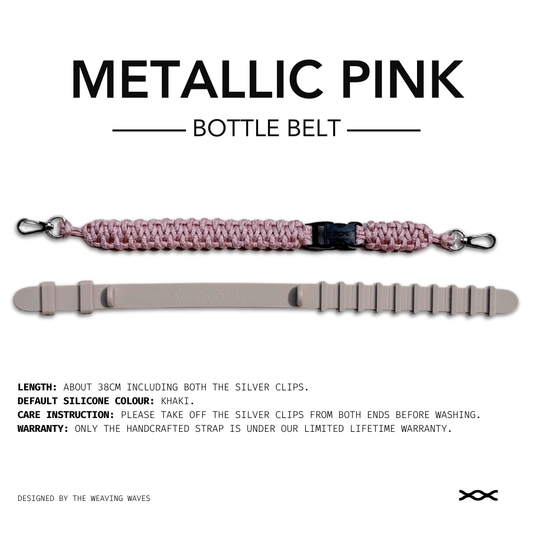 Metallic Pink | TWW bottle belt