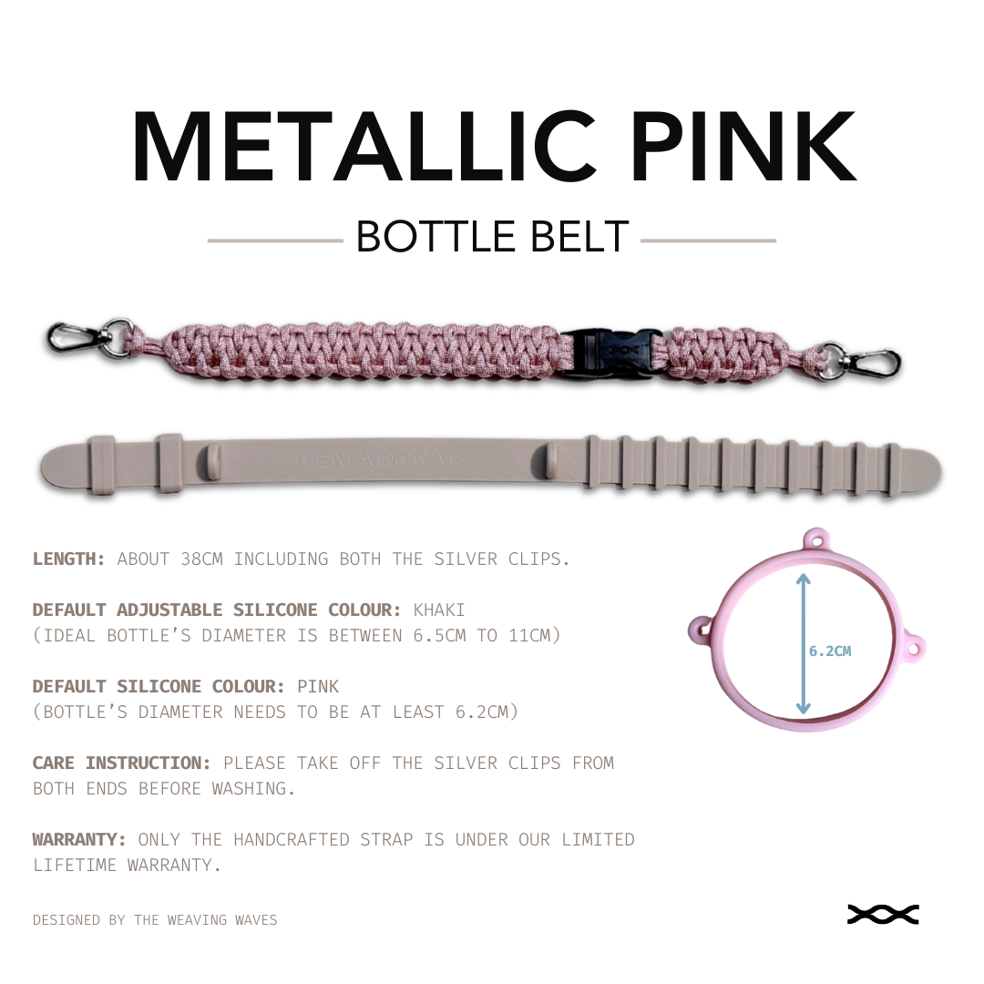 Metallic Pink | TWW bottle belt