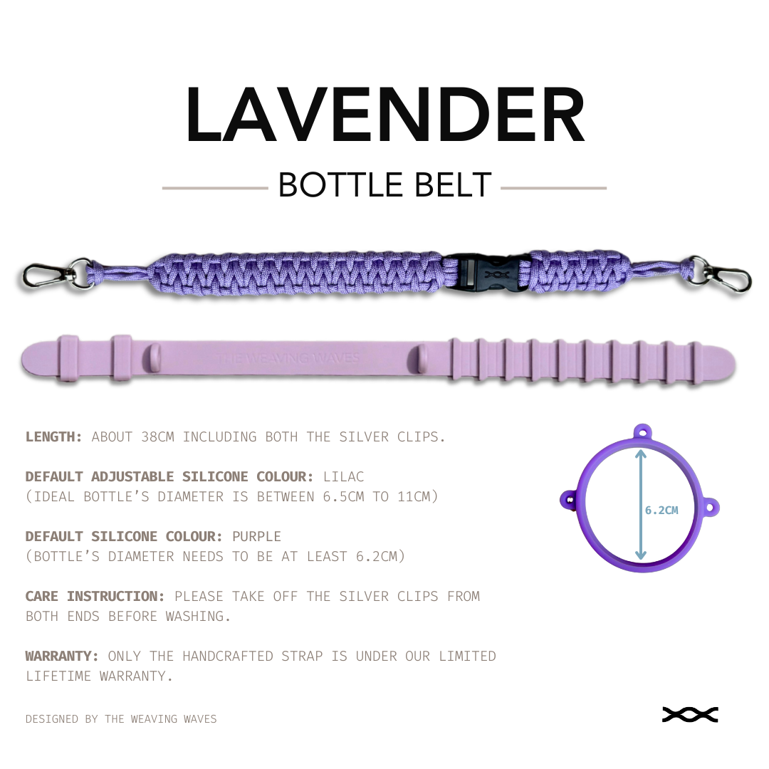 Lavender | TWW bottle belt