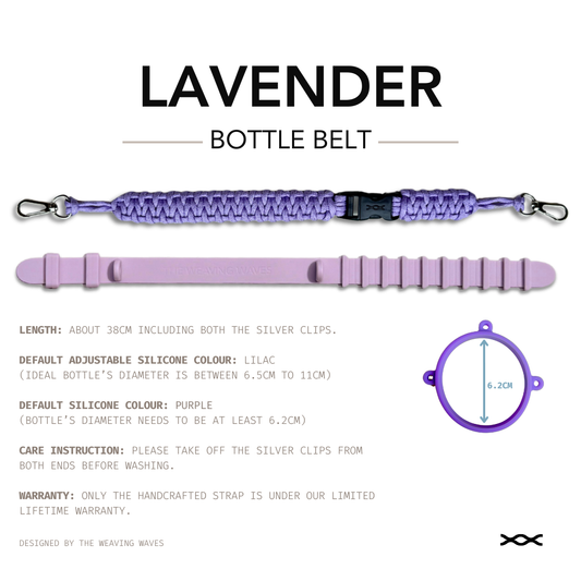 Lavender | TWW bottle belt
