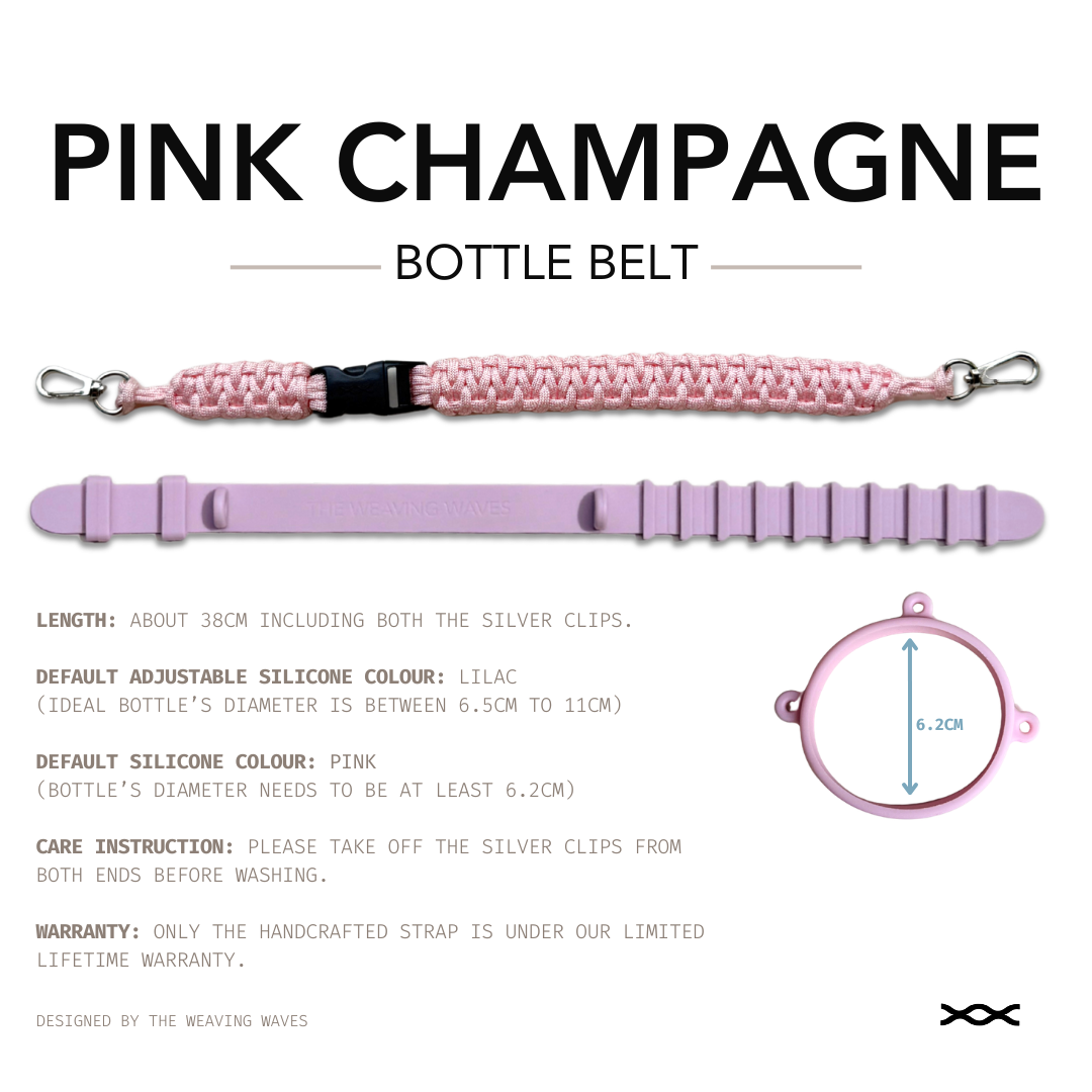 Pink Champange | TWW bottle belt