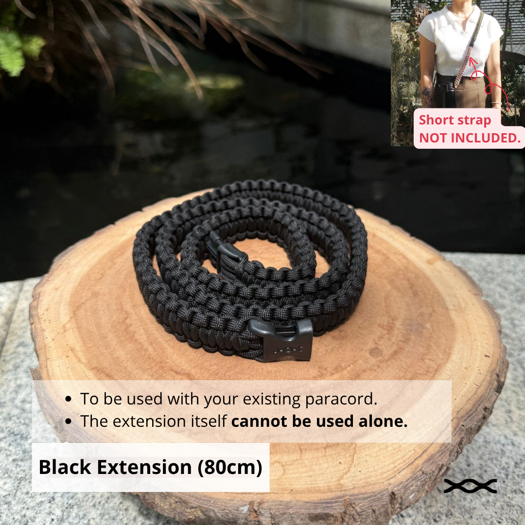 Black | TWW Regular 80cm extension strap