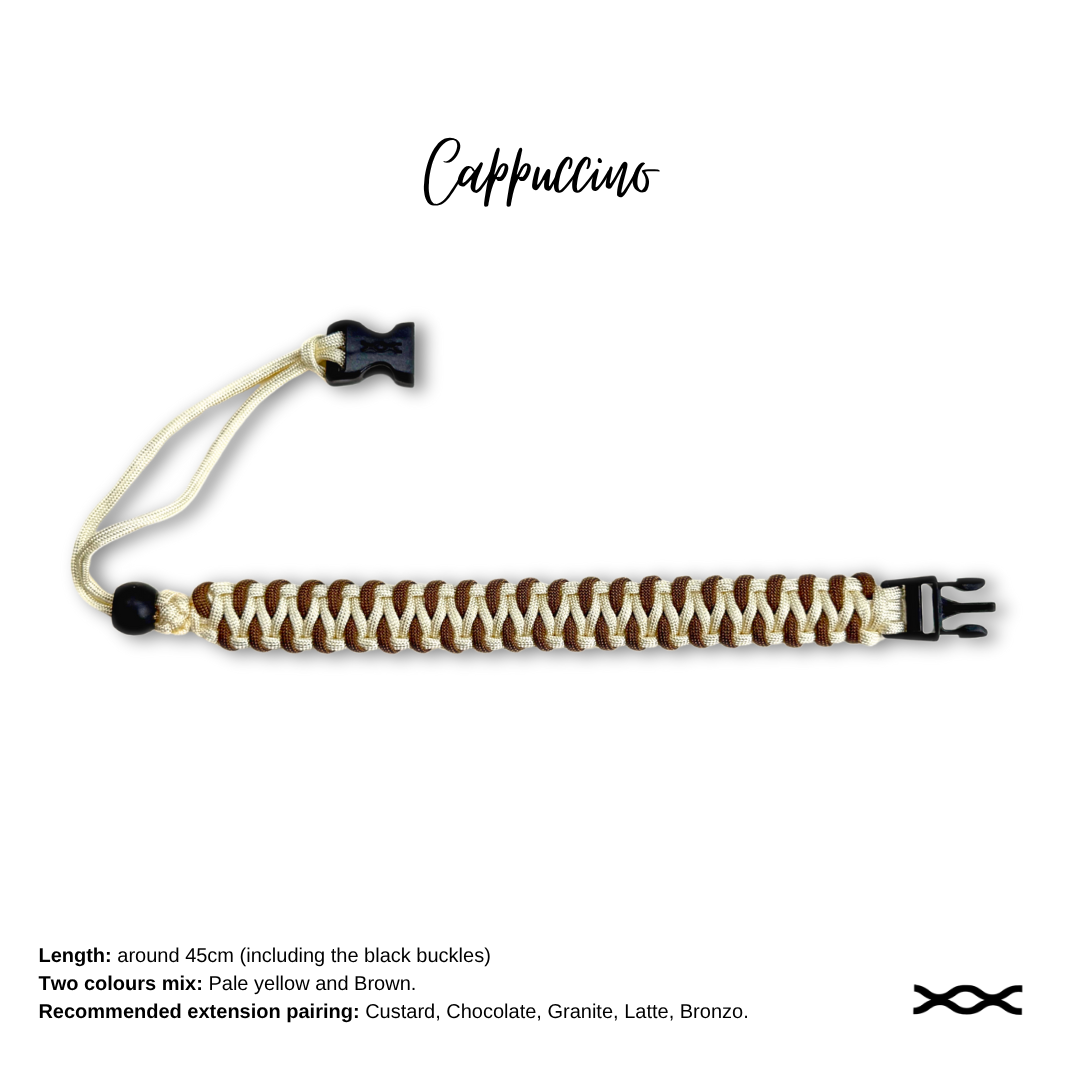 Cappuccino  | TWW parachute cord strap