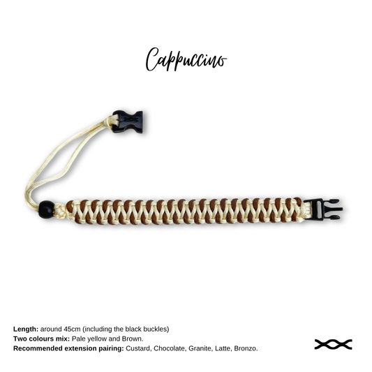 Cappuccino  | TWW parachute cord strap