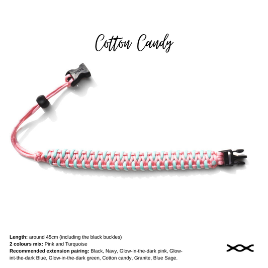 Cotton Candy | TWW parachute cord strap