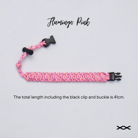 Flamingo Pink |TWW parachute cord strap