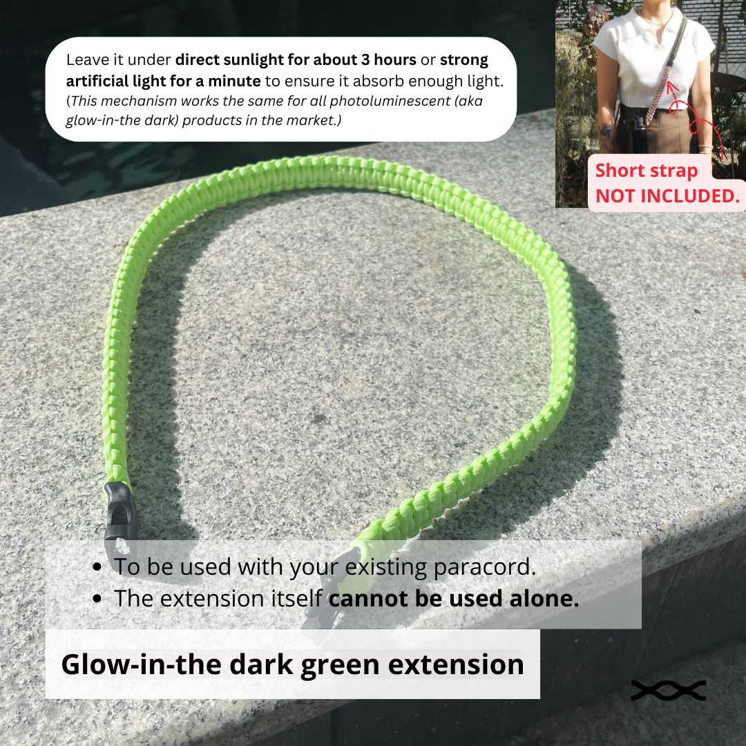 Glow-in-the-dark green | TWW extension strap