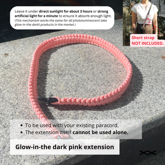 Glow-in-the-dark Pink | TWW extension strap