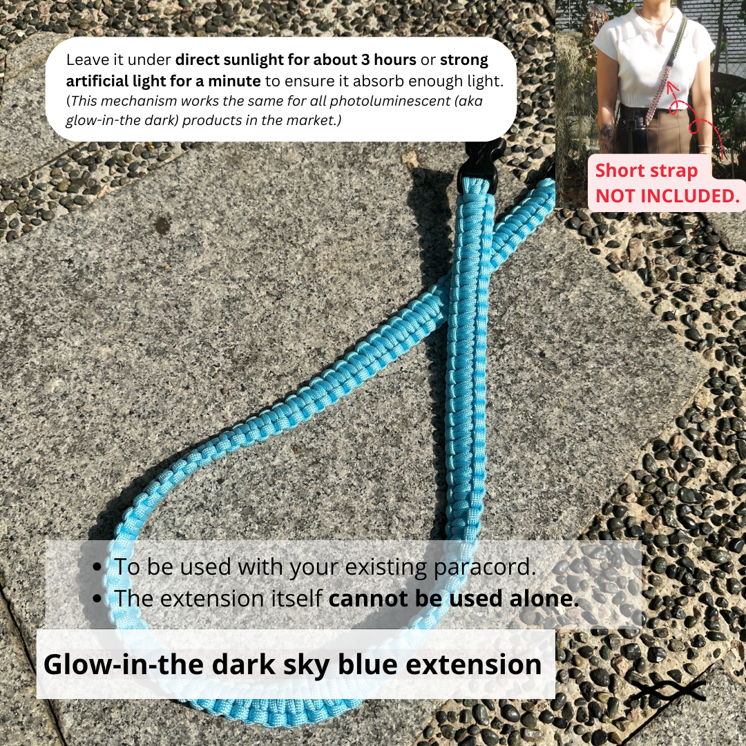 Glow-in-the-dark blue | TWW extension strap