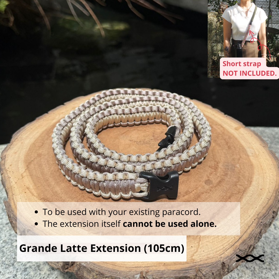 Latte | TWW Grande 105cm extension strap