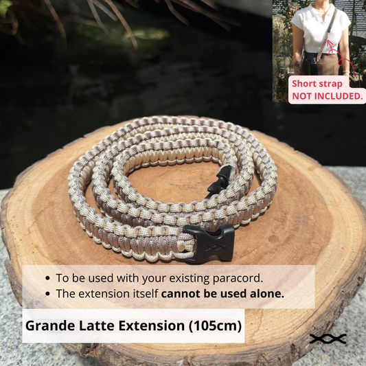 Latte | TWW Grande 105cm extension strap