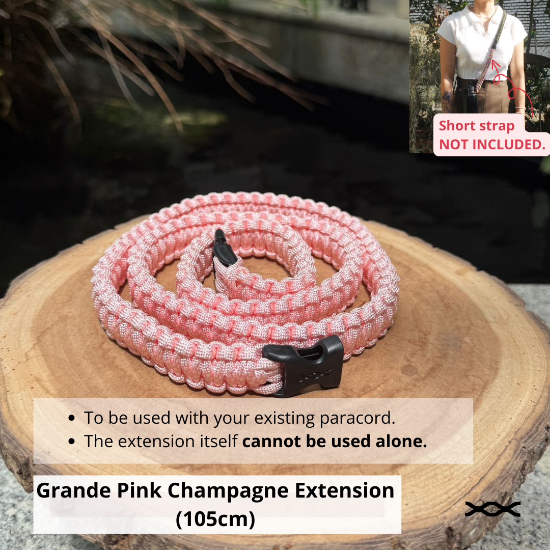 Pink Champagne | TWW Grande 105cm extension strap
