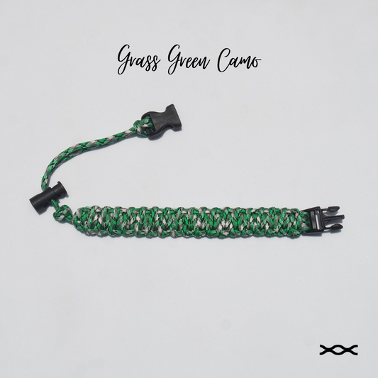 Grass Green Camo | TWW parachute cord strap