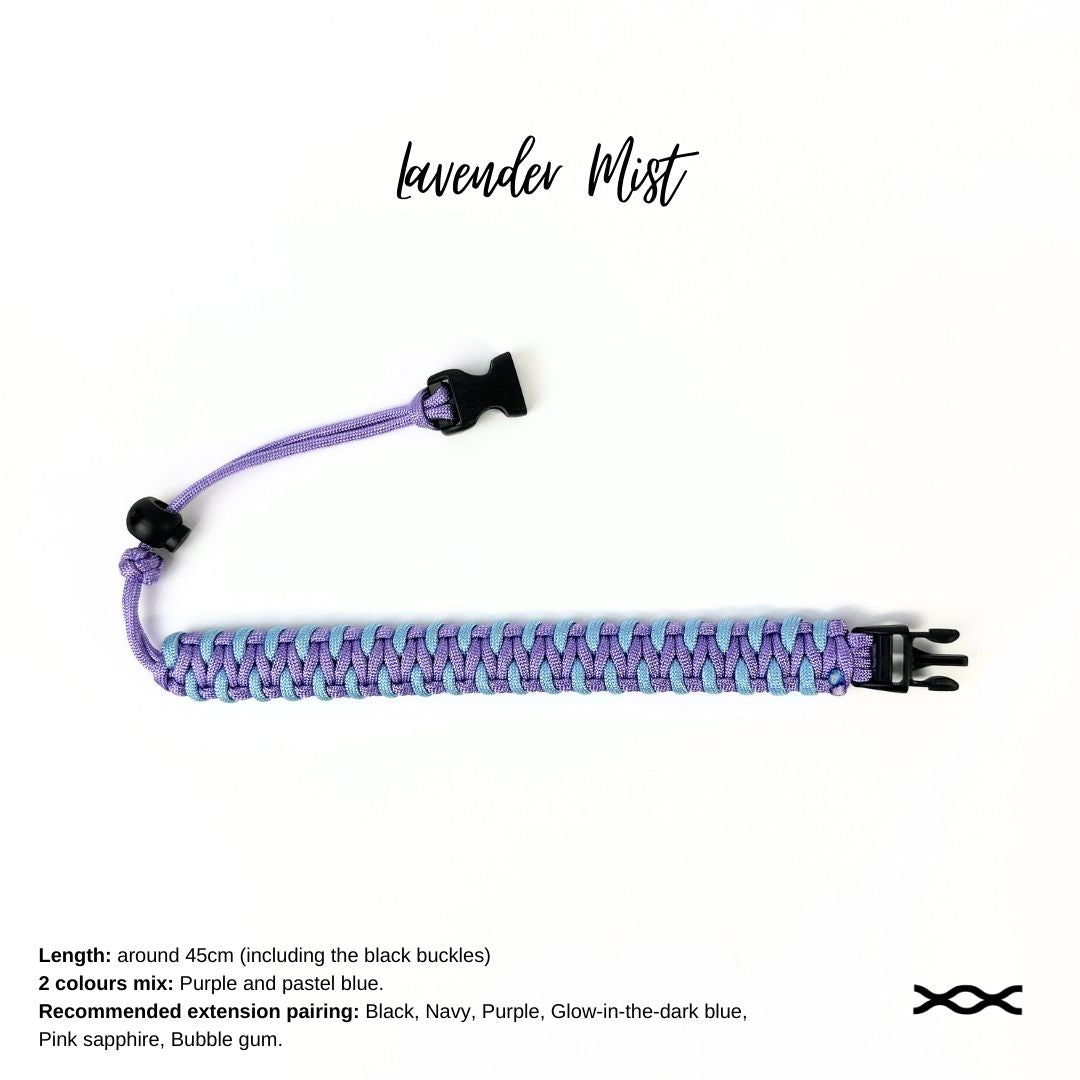 Lavender Mist | TWW parachute cord strap