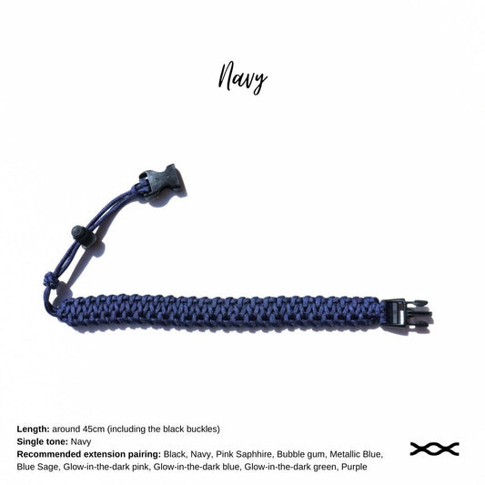 Navy | TWW parachute cord strap