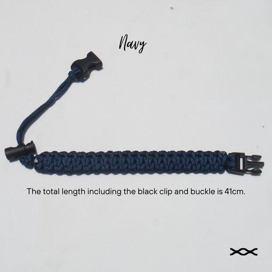 Navy | TWW parachute cord strap