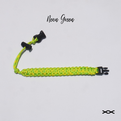 Neon Green | TWW parachute cord strap