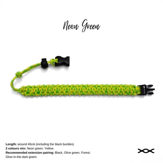 Neon Green | TWW parachute cord strap