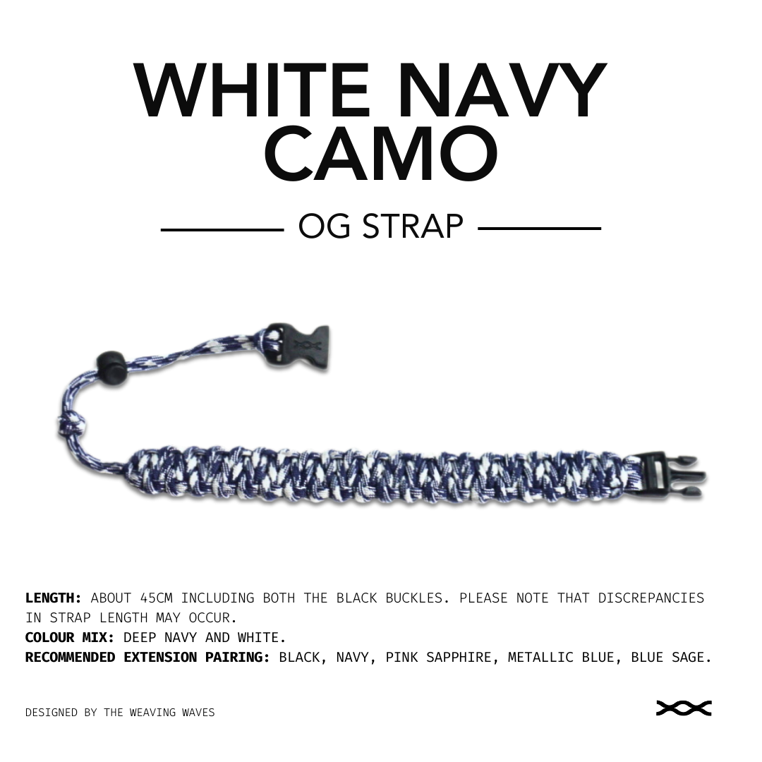 White Navy Camo | OG strap
