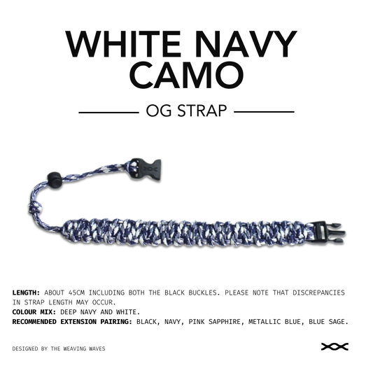 White Navy Camo | OG strap