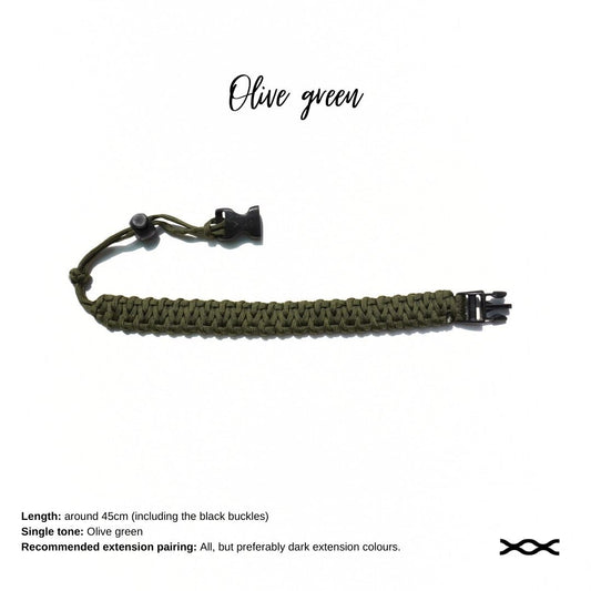 Olive green | TWW parachute cord strap