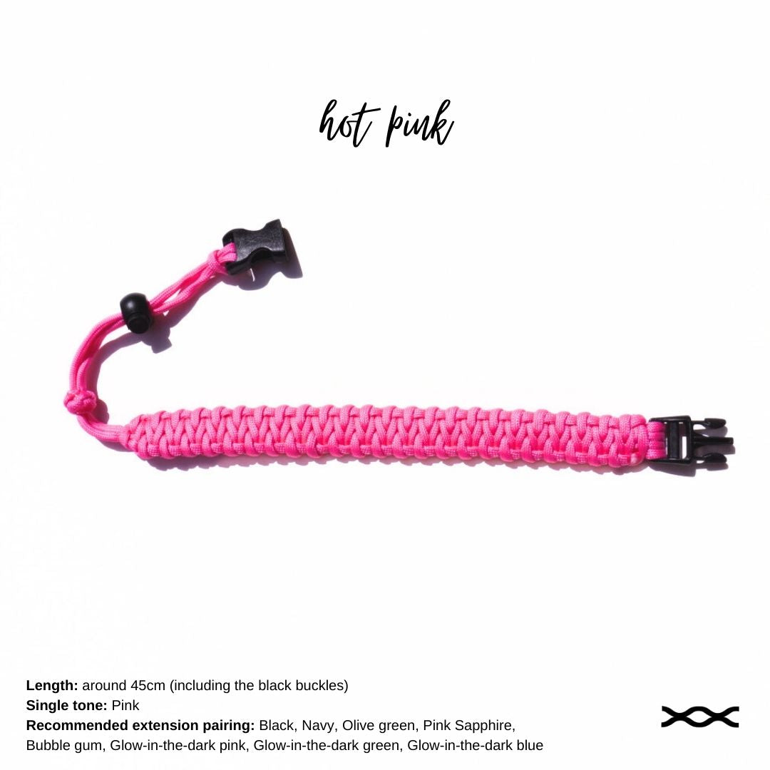 Hot Pink | TWW parachute cord strap