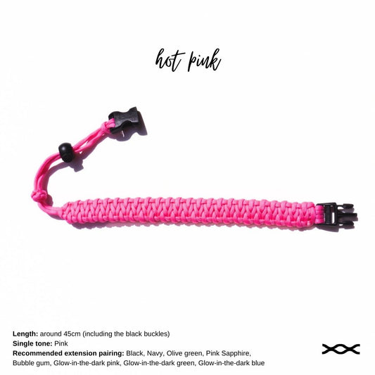 Hot Pink | TWW parachute cord strap