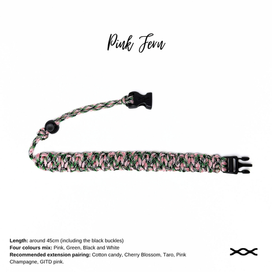 Pink Fern | TWW parachute cord strap