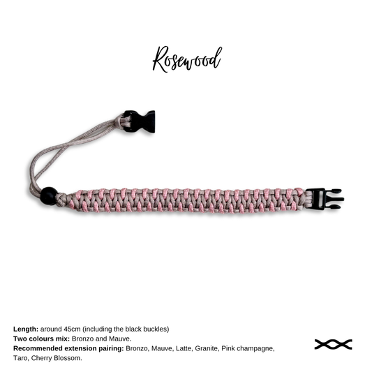 Rosewood  | TWW parachute cord strap
