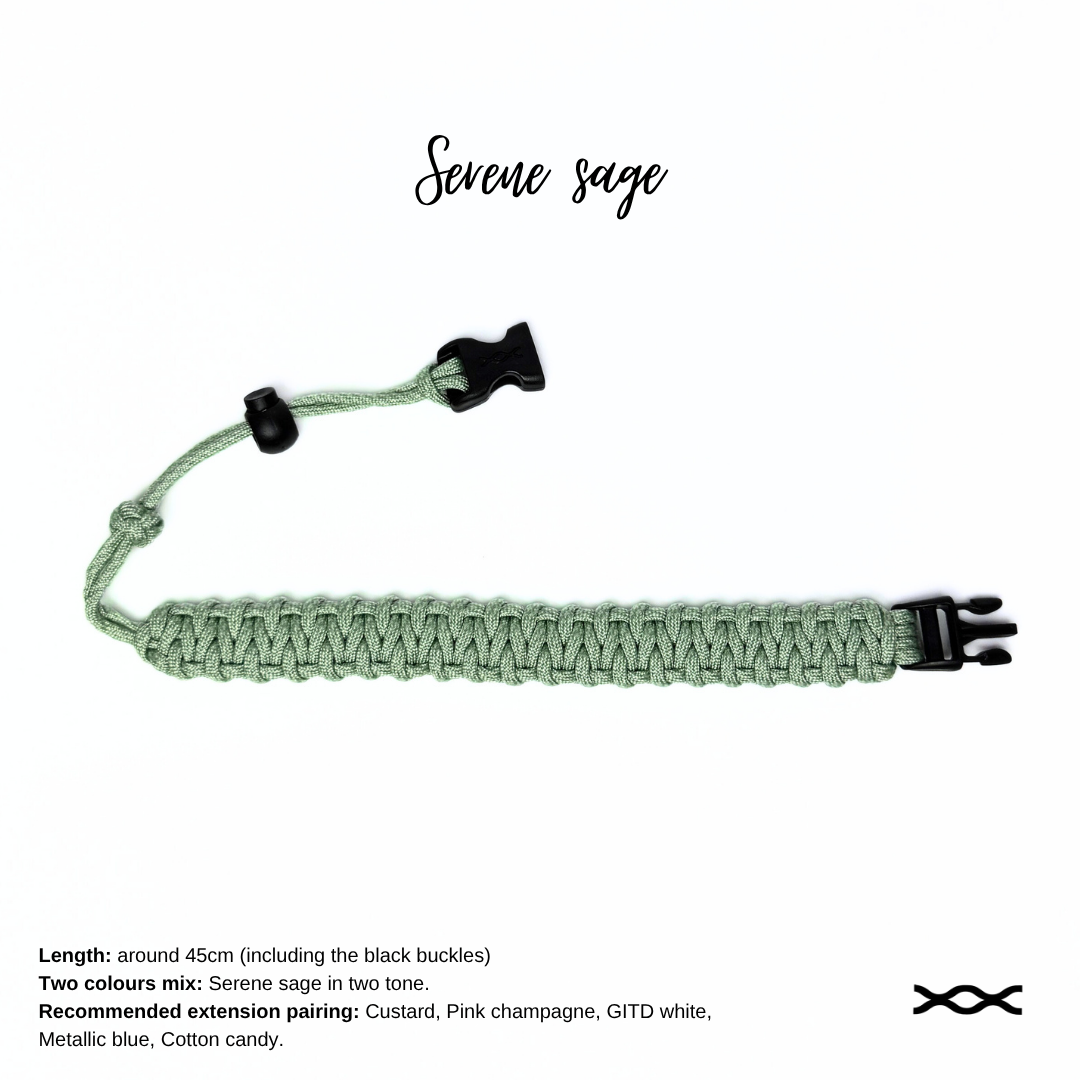 Serene Sage | TWW parachute cord strap