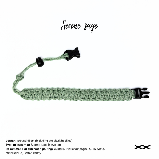 Serene Sage | TWW parachute cord strap