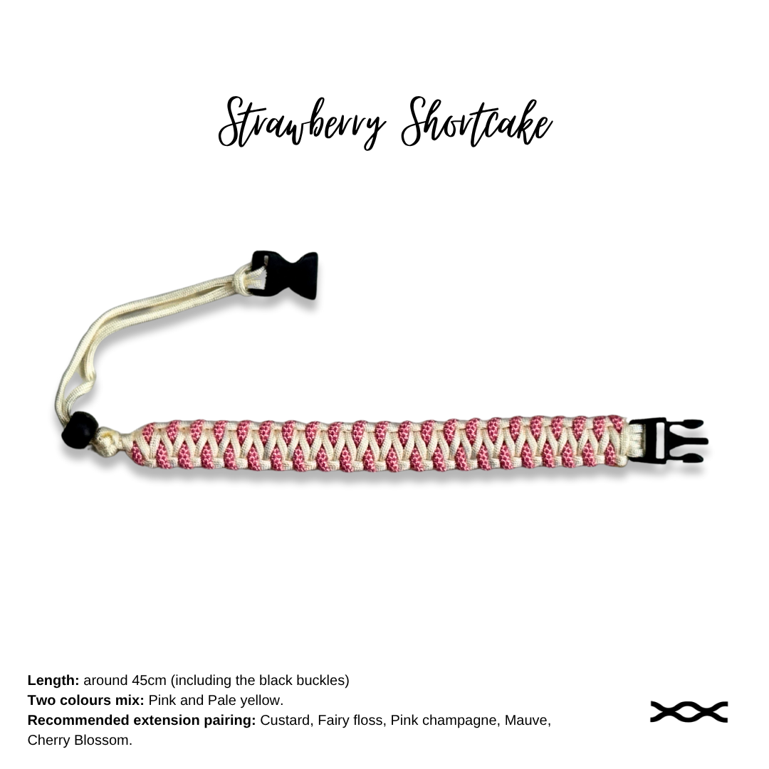 Strawberry Shortcake  | TWW parachute cord strap