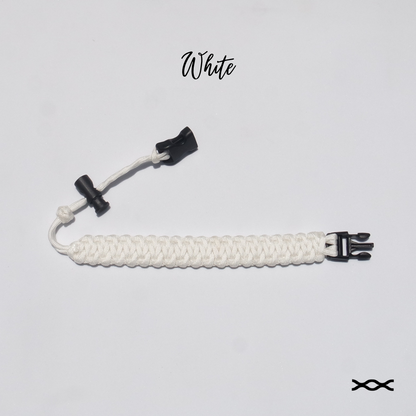 White | TWW parachute cord strap