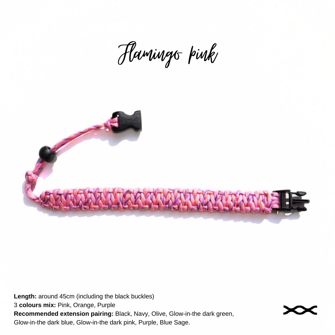 Flamingo Pink |TWW parachute cord strap