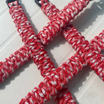 Red White | TWW parachute cord strap