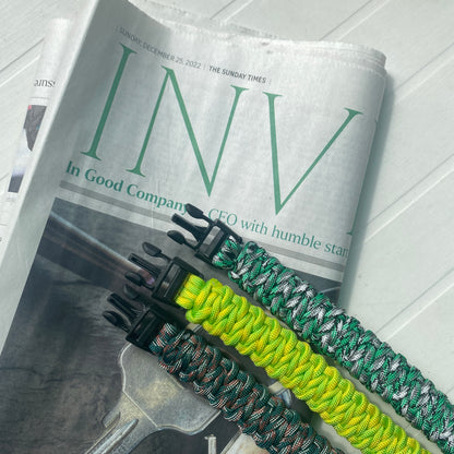 Neon Green | TWW parachute cord strap