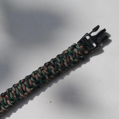 Dark Green Camo | TWW parachute cord strap